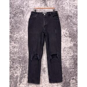 Abercrombie & Fitch Charcoal Straight Leg Jeans